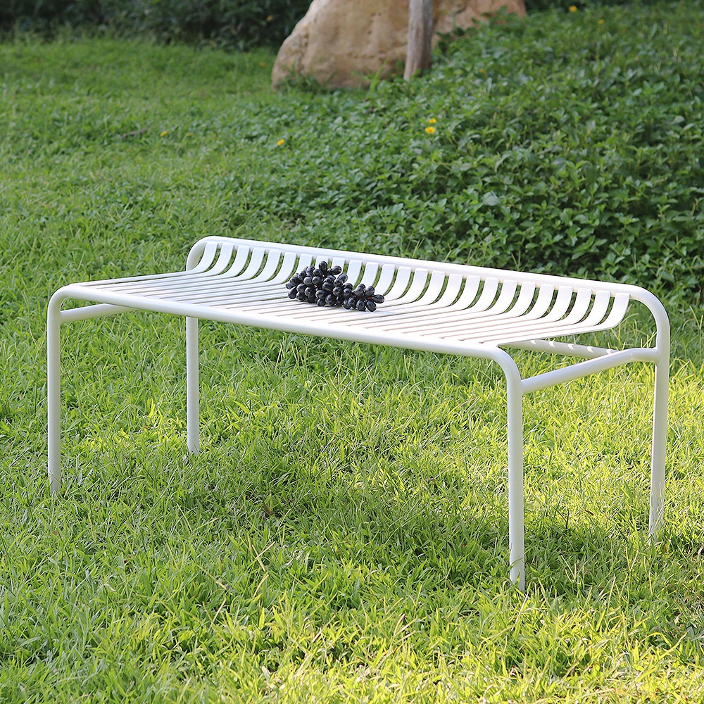 영가구[B급상품] 링컨 카페 야외 벤치 의자 야외용 철제 공원 벤치