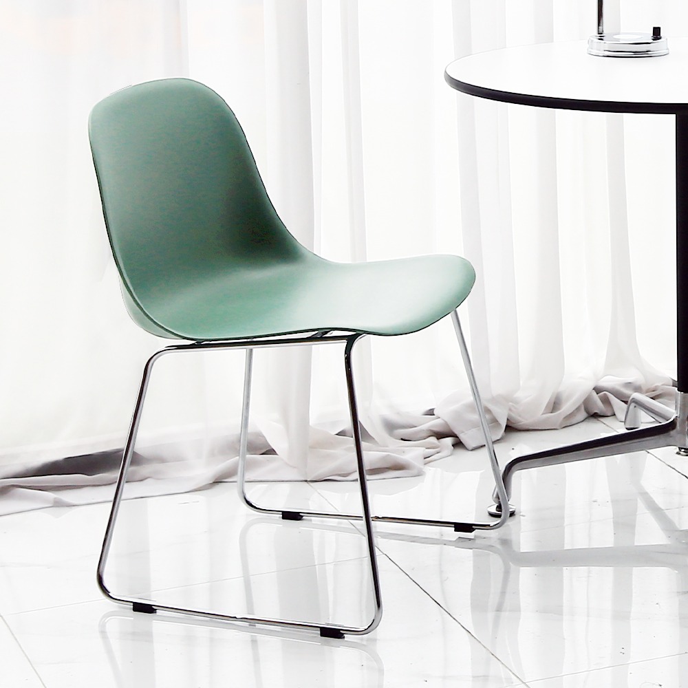 자체브랜드픽 누보 카페의자 슬레드체어 인테리어 디자인 의자