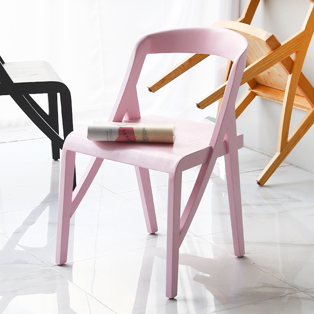 리네아 카페 디자인 애쉬원목의자