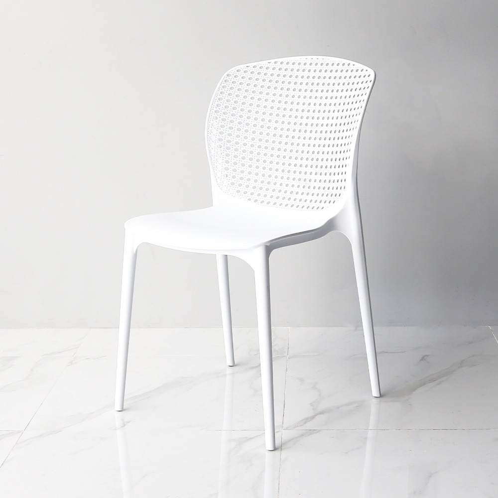 영가구 - [B급상품] 도브 야외용 플라스틱 카페 테라스 의자